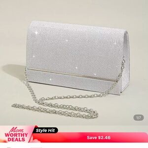 Elegant White Clutch Bag